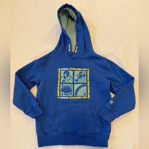 Fatface Blue Hoodie Kids Size 7 8